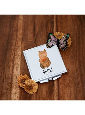 Mr. & Mrs. Panda Taschenspiegel Bär Dankbar mit Spruch in Weiß