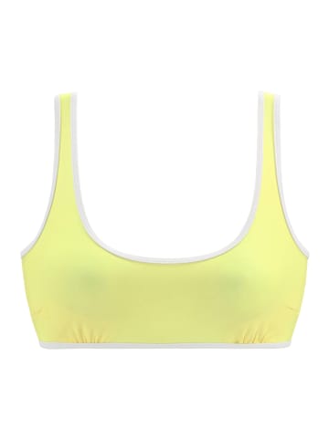 Venice Beach Bustier-Bikini-Top in gelb