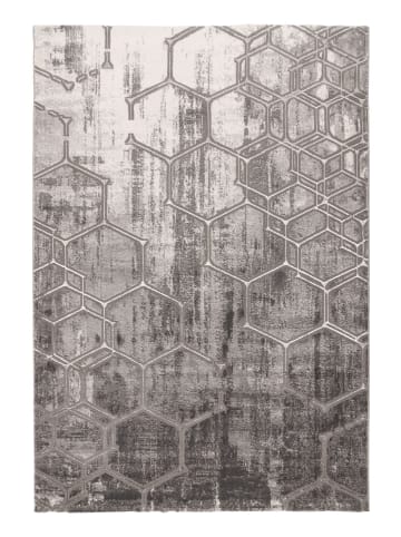 Vivorum Wohnzimmer Kurzflor Teppich Mineral 525 in silber