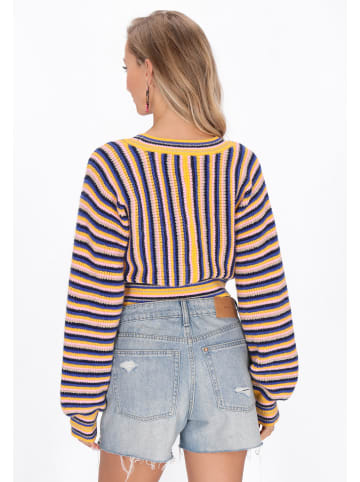 IZIA Sweater in navy multicolor