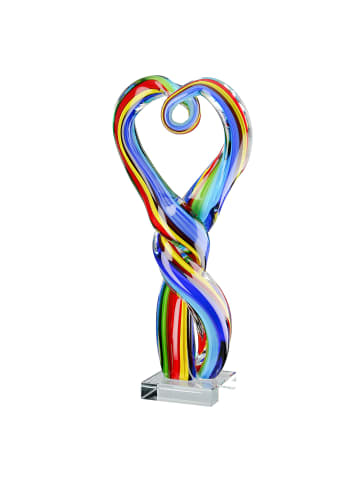 GILDE Skulptur Twist mehrfarbig - (H) 34 cm