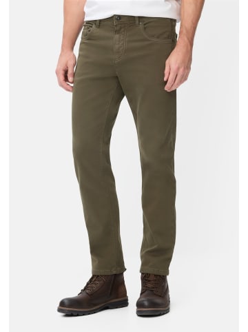 Camel Active fleXXXactive© Hose Regular Fit in Olivgrün
