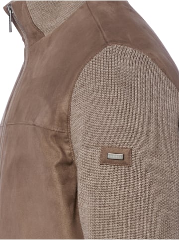 Bugatti Strickjacke in taupe - 0001