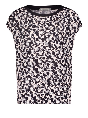 BETTY & CO Blusenshirt mit Print in Black-Nature