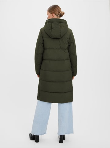 Vero Moda Lange Puffer Jacke Winter Mantel Stepp Parka VMERICAHOLLY in Dunkelgrün