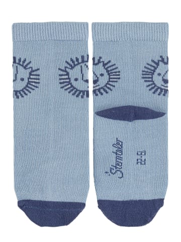 Sterntaler Socken Löwe, 3er-Pack in blaugrau