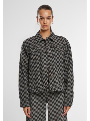 Urban Classics Jeansjacken in blacklasercheck