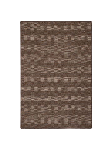 Snapstyle Streifenberber Teppich Modern Stripes in Braun