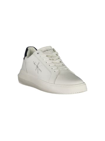 Calvin Klein Weiß Leder Herren Sneaker