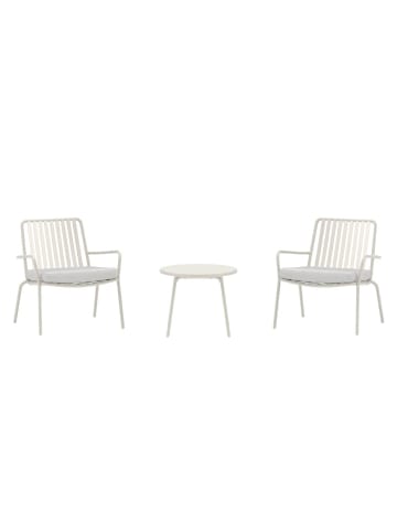 ebuy24 Lounge-Set Mykonos (3-teilig) Beige 50 x 50 cm