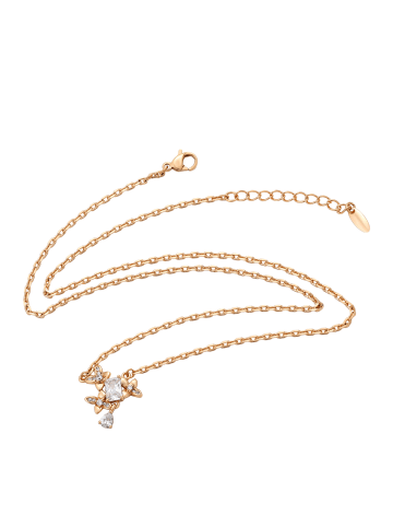 faina Women Chain Necklace in Rose Gold