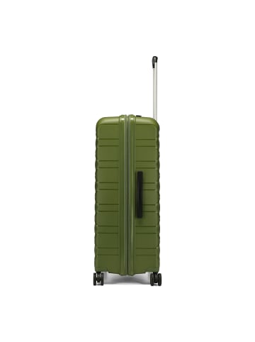 D&N Travel Line 4700 4 Rollen Trolley 78 cm mit Dehnfalte olive green