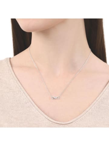 Tom Tailor Kette mit Anhänger Silber 925, rhodiniert in silber