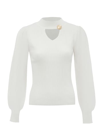 leo selection Damen Strickpullover in Weiss