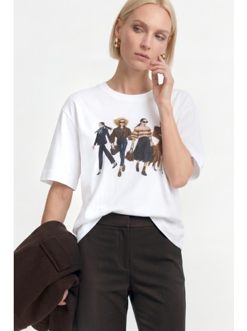 Rich & Royal T-Shirt in weiß mehrfarbig