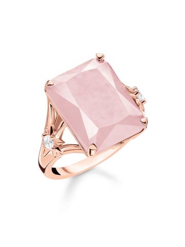 Thomas Sabo Ring in roségold, pink