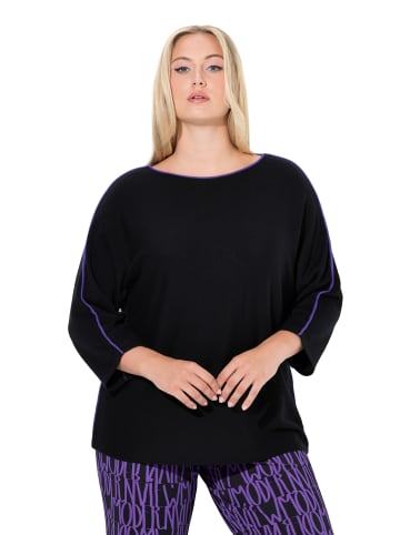 Ulla Popken Pullover in schwarz