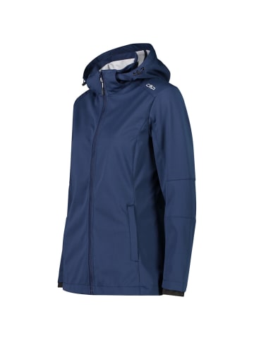 cmp Softshellparka Jacket Zip Hood in Dunkelblau