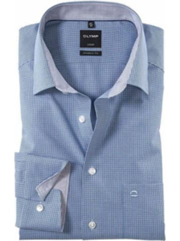 OLYMP  Langarm Freizeithemd in royalblau