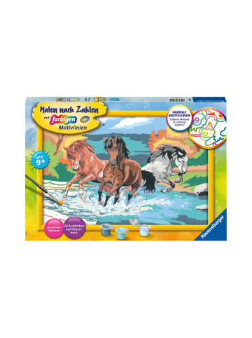 Ravensburger Kreativset Malen nach Zahlen - Stolze Wildpferde, ab 9 Jahre