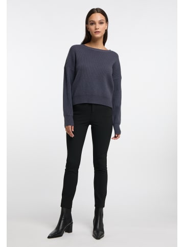 RISA Damen Strick Pullover in Graublau