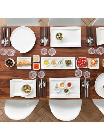 Villeroy & Boch 6er Set Tafellöffel NewWave 202 mm in silber