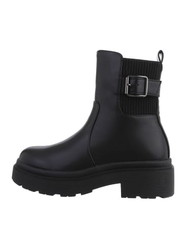 Ital-Design Stiefelette in Schwarz