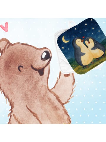 Mr. & Mrs. Panda Topfuntersetzer Pinguine Einschlafen Design ohn... in Weiß