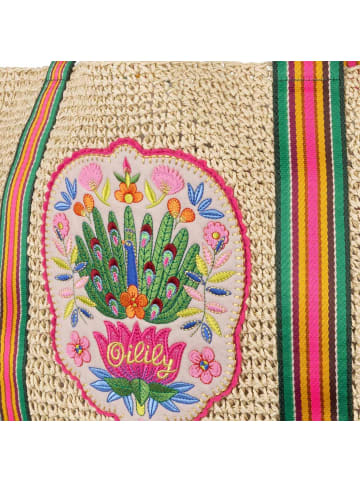 Oilily Straw Shopper Tasche 49 cm in shifting sand