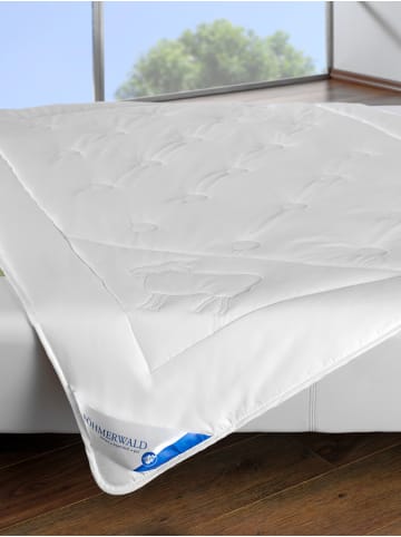 Böhmerwald PASHMINA Sommerbettdecke ''LEICHT'' in Naturweiß