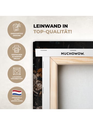 MuchoWow Leinwand bilder Blumenporträt (BxH)