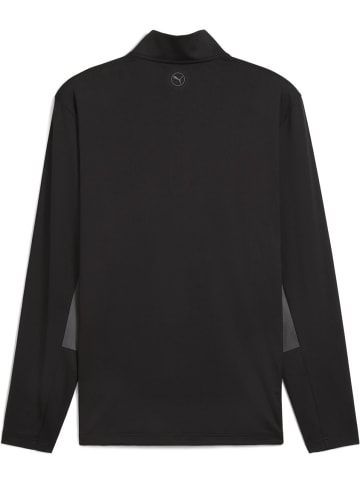 Puma T-Shirt "Pure 2.0 1/4 Zip" in Schwarz