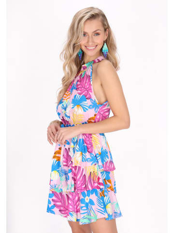 IZIA Women Dress in light rose multicolor