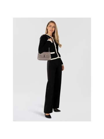 Guess Yesba Schultertasche 22 cm in dark taupe