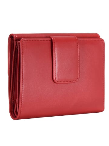 Esquire Helena Geldbörse Leder 12 cm rot