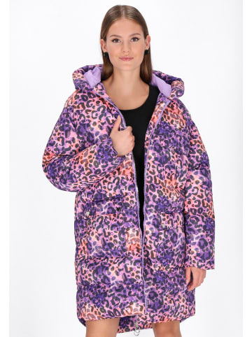 myMo at night Women Coat in pink multicolor