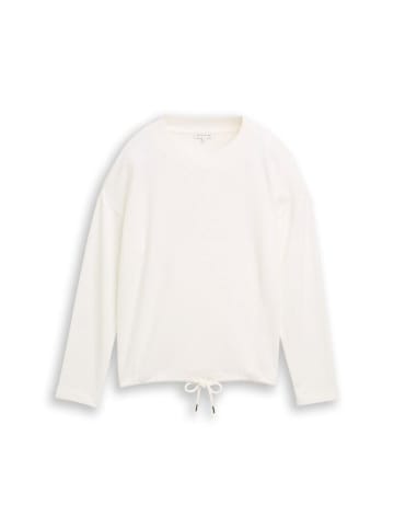 Tom Tailor Sweatshirt in whisper white