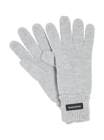 Bruno Banani Strickhandschuhe BUSH in Grau / Melange