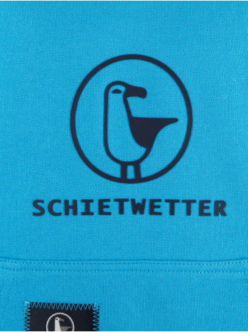 SCHIETWETTER Kinder Hoodie Toni Möwe in azuro/navy