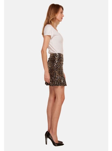 TOOCHE Rock "Leo Skirt" in braun