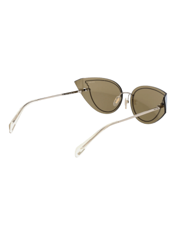 Police Frauen Sonnenbrille Katzenauge Gold
