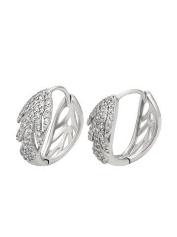 NAEMI Women Earrings in Silver White