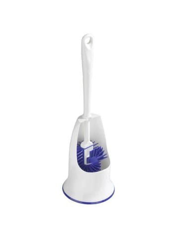 Maximex Selbstreinigende WC-Bürste + Behälter in Weiß, (B) 14 x (H) 42 x (L) 14 cm