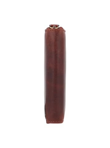 Greenburry Rugged Geldbörse RFID Schutz Leder 10 cm brown