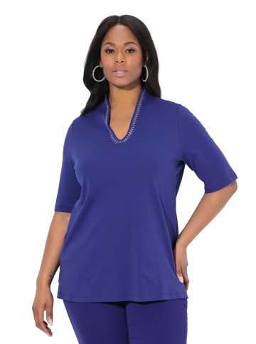 Ulla Popken Shirt in tintenblau