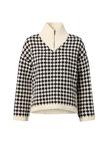 MOSS COPENHAGEN Pullover MSCHAmaria in ecru schwarz - 0001