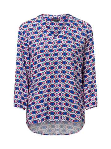 Franco Callegari Bluse Lola in blau rot - 0002