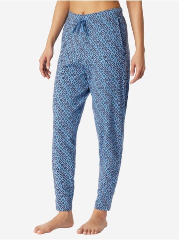 Schiesser Pyjamahose Mix Relax in Aqua