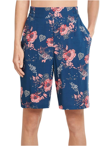 Schiesser Pyjamahose Bermuda Mix & Relax in Petrol