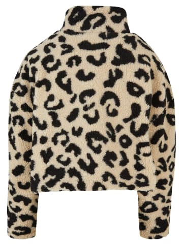 Urban Classics Urban Classics Damen Ladies Short AOP Sherpa Troyer in sandleo